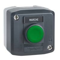 Stacja sterująca ciemnoszara zielony przycisk O22 samopowrotny "Marche" 1 NO. - XALD101 - SCHNEIDER ELECTRIC