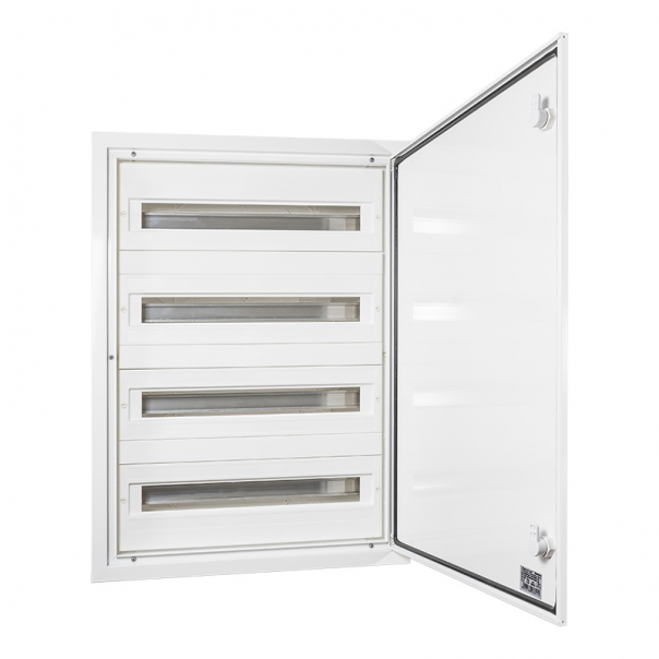ROZDZIELNIA MODUŁOWA METAL PODTYNK 96 MODUŁÓW 4X24 IP54 QUITELINE - 9.424 - ZAKŁAD PRODUKCYJNO - HANDLOWY "ELEKTRO-PLAST" SPÓŁKA Z OGRANICZONĄ ODPOWIEDZIALNOŚCIĄ