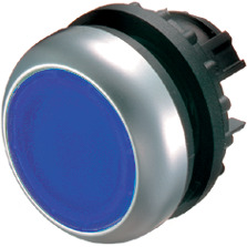NAPĘD PRZYCISKU PODŚWIETLANEGO NIEBIESKI BEZ SAMOPOWROTNY M22-DRL-B - 216952 - EATON