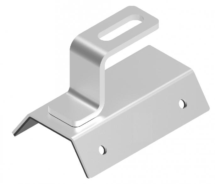 Uchwyt do blachy trapezowej regulowany UBT45E  - 890110 - BAKS
