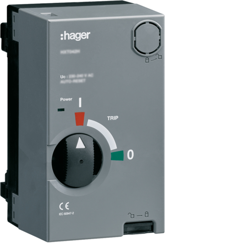 Napęd silnikowy P250 230-240VAC z Auto-Reset, MCCB. - HXT042H - HAGER