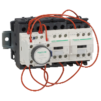 Rozrusznik gwiazda-trójkąt TeSys D 32A 3x3P 3NO cewka 24VAC S.D 1S ON PLATE 24V50/60 - LC3D32AB7 - SCHNEIDER ELECTRIC