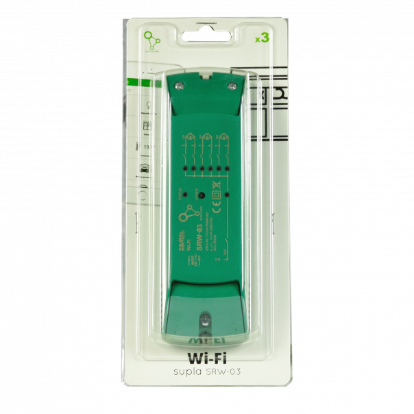 STEROWNIK ROLET WI-FI 3-ROLETY + 1 KANAŁ TYP: SRW-03. - SPL10000005 - ZAMEL