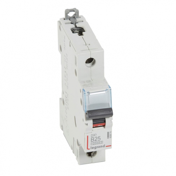 WYŁĄCZNIK NADPRĄDOWY B 25A 1 POLOWY CHARAKTERYSTYKA B SERII DX3 S 311 - 408874 - LEGRAND