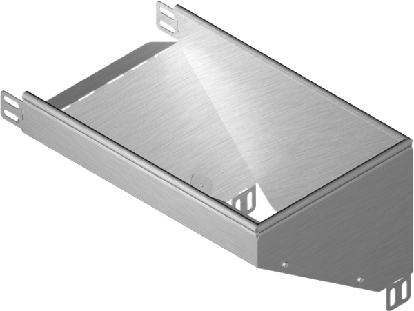 Kolanko redukcyjne prawe KRPBJ200H50 1,00 mm - 154903 - BAKS