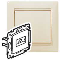 GNIAZDO 1XRJ45 KAT. 6 FTP KREMOWE VALENA - 774132 - LEGRAND