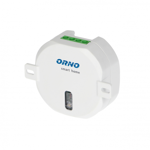 Przekaźnik podtynkowy (dopuszkowy) ORNO Smart Home sterowany bezprzewodowo, z odbiornikiem radiowym, obciążenie 1000W - OR-SH-1734 - ORNO