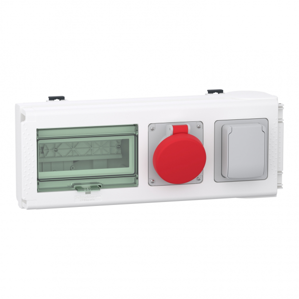 CANALIS KN, KASETA ODPŁYWOWA 2 GNIAZDA NF 3L+N+PE 8 MODUŁÓW 18mm 32A. - KNB32CP15F - SCHNEIDER ELECTRIC