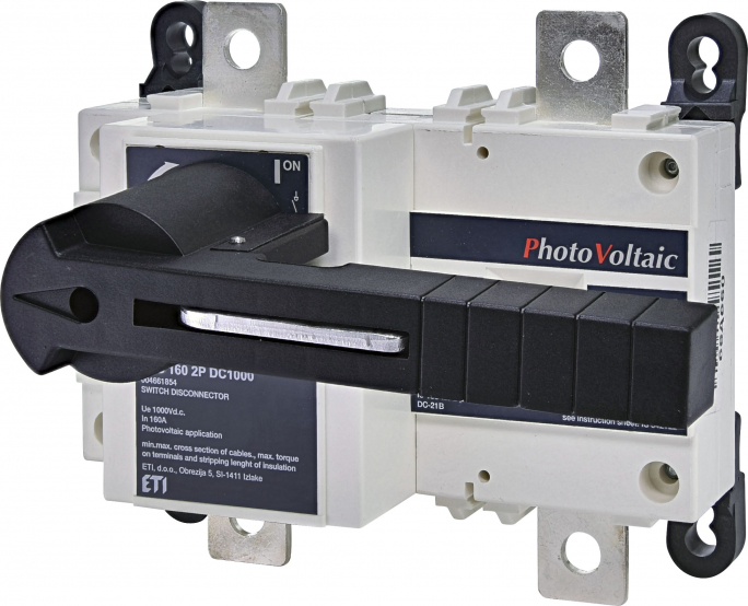 ROZŁĄCZNIK 2-BIEGUNOWY LBS 160 2P DC1000 - 004661854 - ETI