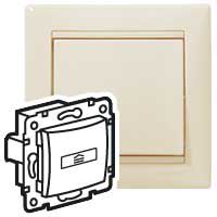 ŁĄCZNIK HOTELOWY MECHANICZNY KREM 10A-250V~ VALENA  - 774134 - LEGRAND