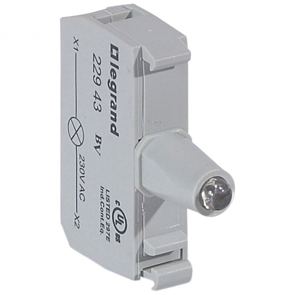 KORPUS DO GŁÓWEK PODŚWIETLANYCH NIEBIESKI 230 V, ZACISKI ŚRUBOWE OSMOZ - 022943 - LEGRAND