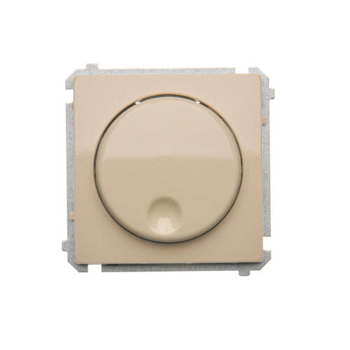 Ściemniacz naciskowo-obrotowy (moduł), 20–500 W, 230V~; beż - BMS9T.01/12 - KONTAKT SIMON