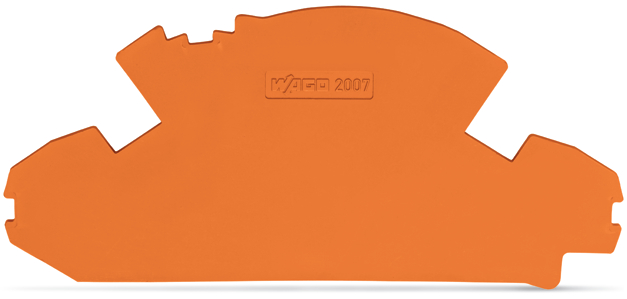 ŚCIANKA KOŃCOWA 1,5MM BEZ MOŻLIWOŚCI PLOMBOWANIA SZARA. - 2007-8892 - WAGO