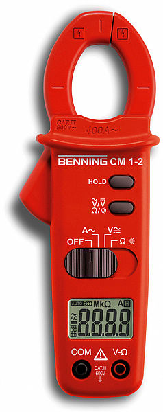 Miernik prądu BENNING CM 1-2 cęgowy z akcesoriami - BG044062 - BENNING