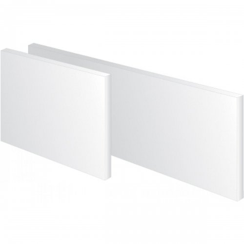 Uniwersalny promiennik niskotemperaturowy, sufitowy, biały RAL 9016; 300W;  IP44; Klasa I z ramką sufitowa w komplecie; wym 592 x 592 x 30 [mm] - ECOSUN U 300 - FENIX Polska Sp. z o.o.