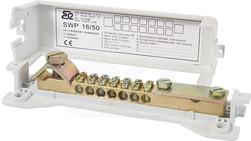 SZYNA WYRÓWNUJĄCA POTENCJAŁ SWP 16/50  - R33RA-04040100401 - ERGOM