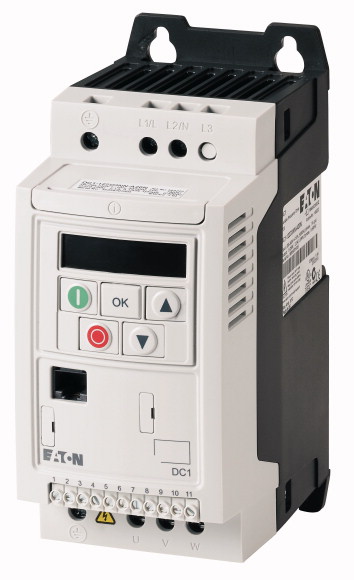 PRZEMIENNIK DC1+, 0,75KW, 1-FAZ. 230V, IP20 DC1-124D3FN-A20CE1 - 185806 - EATON