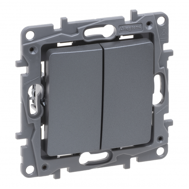 NILOE SELECTION - ŁĄCZNIK ŚWIECZNIKOWY 10 AX  STAL - 762305 - LEGRAND