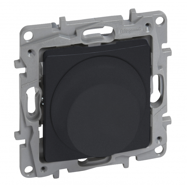 ŚCIEMNIACZ OBROTOWY 2-PRZEWODOWY 300W ANTRACYT NILOE SELECTION - 762288 - LEGRAND