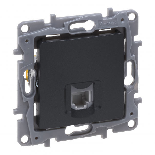 NILOE SELECTION - GNIAZDO RJ 11 ANTRACYT - 762269 - LEGRAND