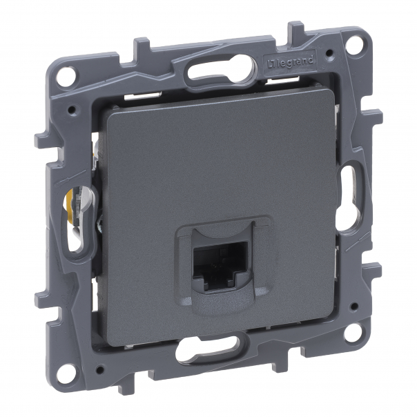 NILOE SELECTION - GNIAZDO RJ 45 KAT. 6 UTP STAL - 762373 - LEGRAND