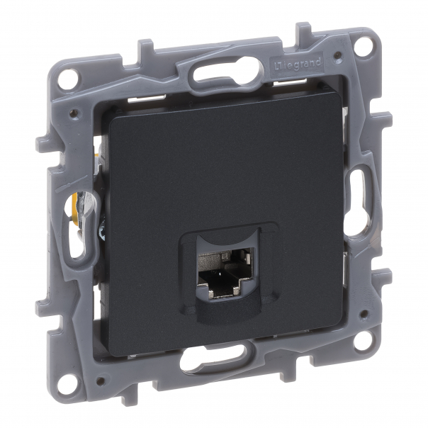 NILOE SELECTION - GNIADZO RJ 45 KAT. 6 STP  ANTRACYT - 762275 - LEGRAND