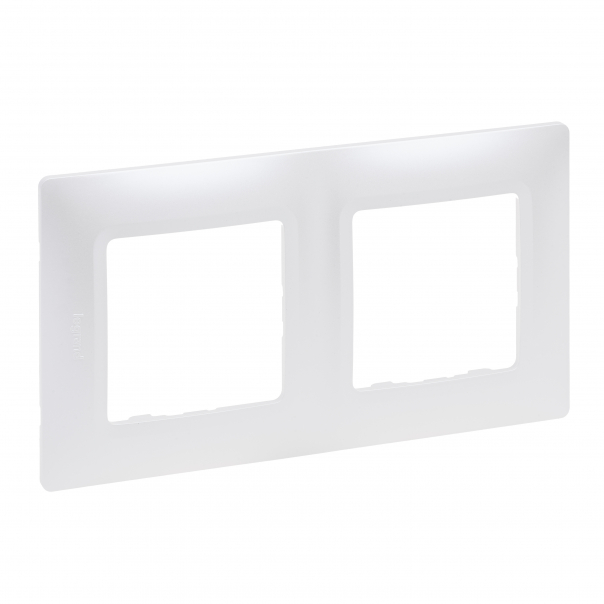RAMKA PODWÓJNA PERŁOWY NILOE SELECTION - 762062 - LEGRAND