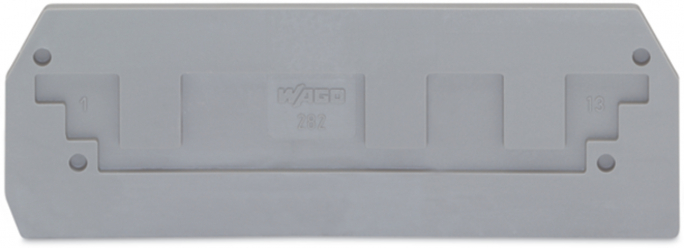 ŚCIANKA KOŃCOWA SZARA. - 282-308 - WAGO