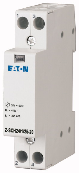 STYCZNIK INSTALACYJNY Z-SCH 1MU SZER. 24VAC 2ZW. Z-SCH24/1/25-20. - 193885 - EATON