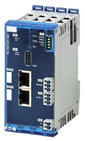 XC-303-C21-001 PLC XC300: CAN1, RS485, ETH1, ETH2 - 191081 - EATON