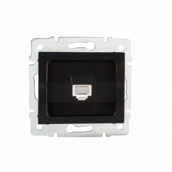 Gniazdo komputerowe pojedyncze (RJ45Cat 5e Jack) LOGI 02-1390-042 cm   - 33585 - KANLUX