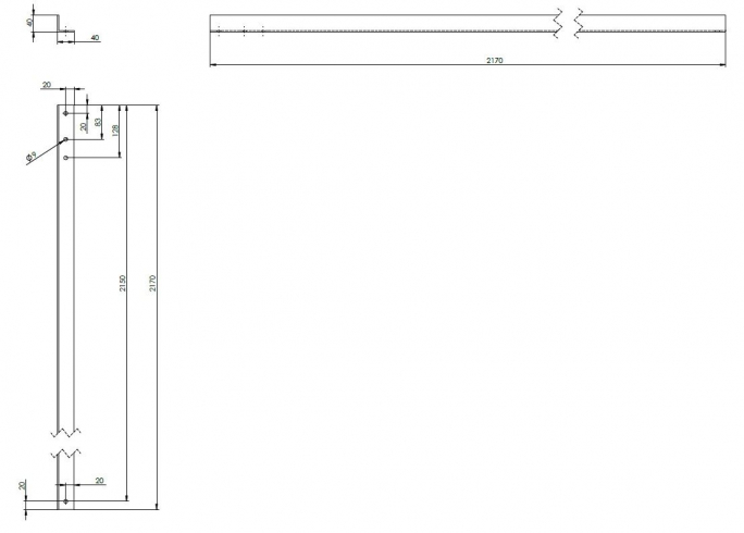 BELKA BALASTU L1360 X 2 szt. - XPF_PB057.1 - CORAB