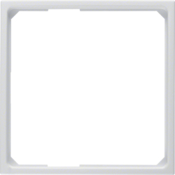 PIERŚCIEŃ ODDZIELAJĄCY DO PŁYTKI CENTRALNEJ I ELEMENTU CENTRALNEGO 50 X 50 MM BIAŁY POŁYSK B.KWADRAT/S.1/B.3/B.7 - 11099089 - HAGER