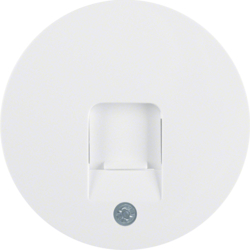 ELEMENT CENTRALNY Z ZASUWĄ CHRONIĄCĄ PRZED KURZEM BIAŁY POŁYSK R.1/R.3 - 11702089 - HAGER