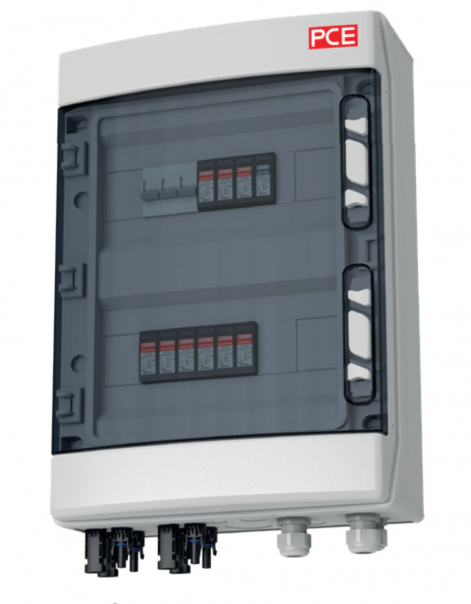 ROZDZIELNICE PV BOX SERIA SOL-LINE ZESTAW PV ACDC 2*OCHR-DC T2 B16/3 OCHR-AC  IP54 - 90PV003 - PCE