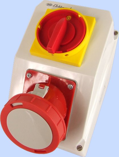 ZESTAW 63-18N WŁĄCZ-WYŁĄCZ 0-I GNIAZDO 3P+N+Z IP-65. - 936371 - ELEKTROMET DZIERŻONIÓW