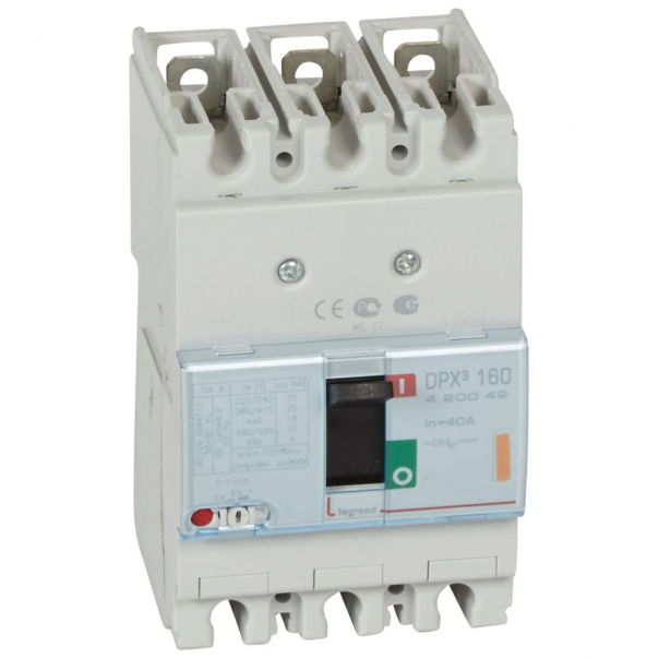 WYŁĄCZNIK 40A 3-POLOWY 25KA DPX3 160 - 420042 - LEGRAND