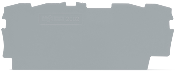 ŚCIANKA KOŃCOWA SZARA TOPJOBS - 2002-1491 - WAGO