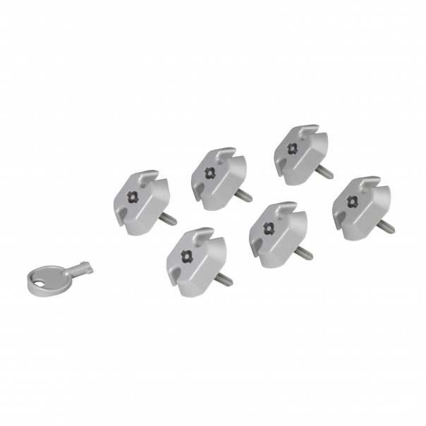 LCS:ZESTAW 6 ZAŚLEPEK GNIAZD 2P+Z - 646890 - LEGRAND