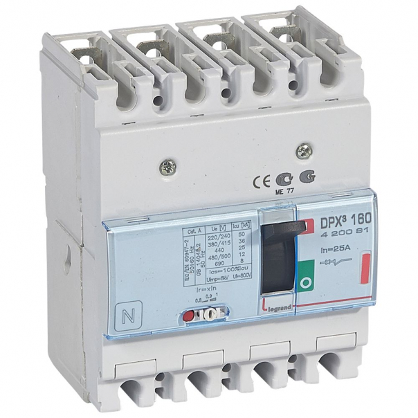 WYŁĄCZNIK DPX3 160 4P 25A 36KA - 420091 - LEGRAND