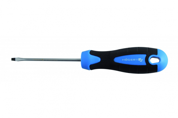 ŚRUBOKRĘT PŁASKI 3X75 MM, STAL S2 - HT1S001 - HOGERT