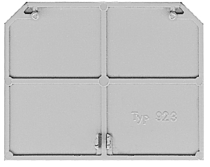 PRZEKŁADKA, TS 35, DLA ZŁĄCZKI ZSG 1-35.0 SZARY T923  - 17923302 - SIMET