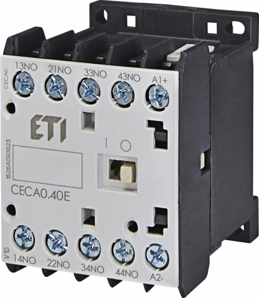 STYCZNIK POMOCNICZY MINIATUROWY CECA0.40-220V-DC - 004641173 - ETI