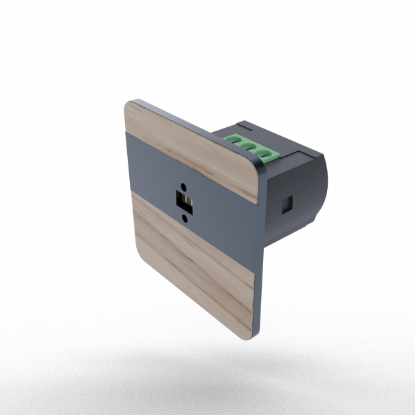 Laserowy czujnik odległości DRL-12, czujnik ruchu, jesion-antracyt - DRL-12-29 - F&F