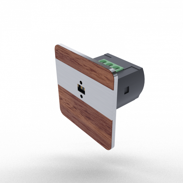 Laserowy czujnik odległości DRL-12, czujnik ruchu, merbau-satyna - DRL-12-30 - F&F
