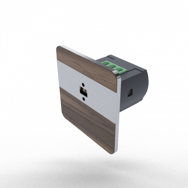 Laserowy czujnik odległości DRL-12, czujnik ruchu, orzech-satyna - DRL-12-40 - F&F