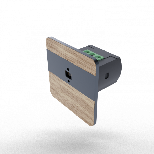 Laserowy czujnik odległości DRL-12, czujnik ruchu, buk-antracyt - DRL-12-79 - F&F