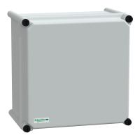 Thalassa Puszka poliestrowa PLS pokrywa pełna poliwęglanowa IP65 270x270x180 mm - NSYPLSC2727G - SCHNEIDER ELECTRIC