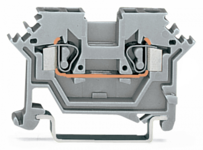 ZŁĄCZKA 2-PRZEWODOWA 2,5 MM2 SZARA. - 280-601 - WAGO