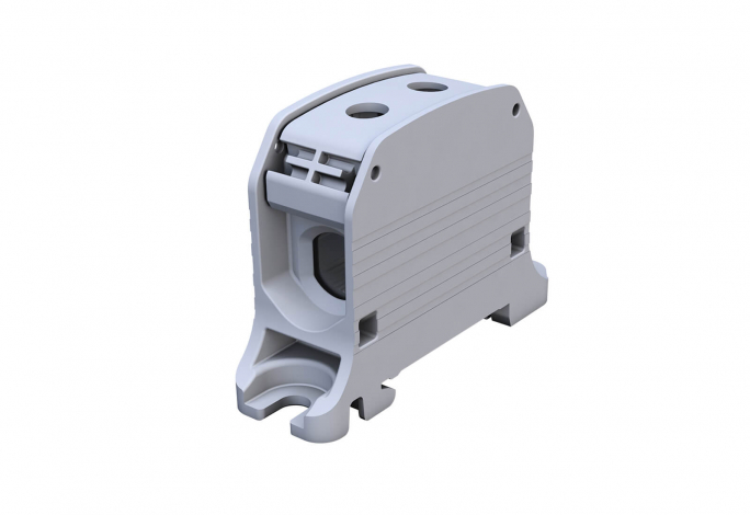 ZŁĄCZKA SZYNOWA GWINTOWA STB 50 AL/CU 87310 SIMBLOCK SZARY - 81001002 - SIMET
